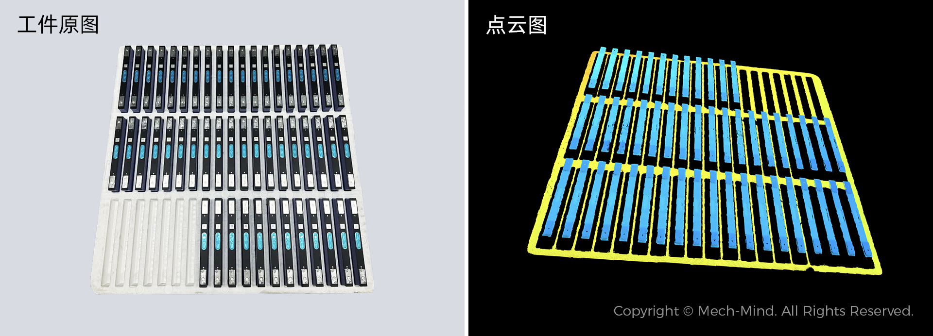 AI視覺引導(dǎo)電芯模組上料裝配 AI視覺引導(dǎo)電芯模組上料裝配