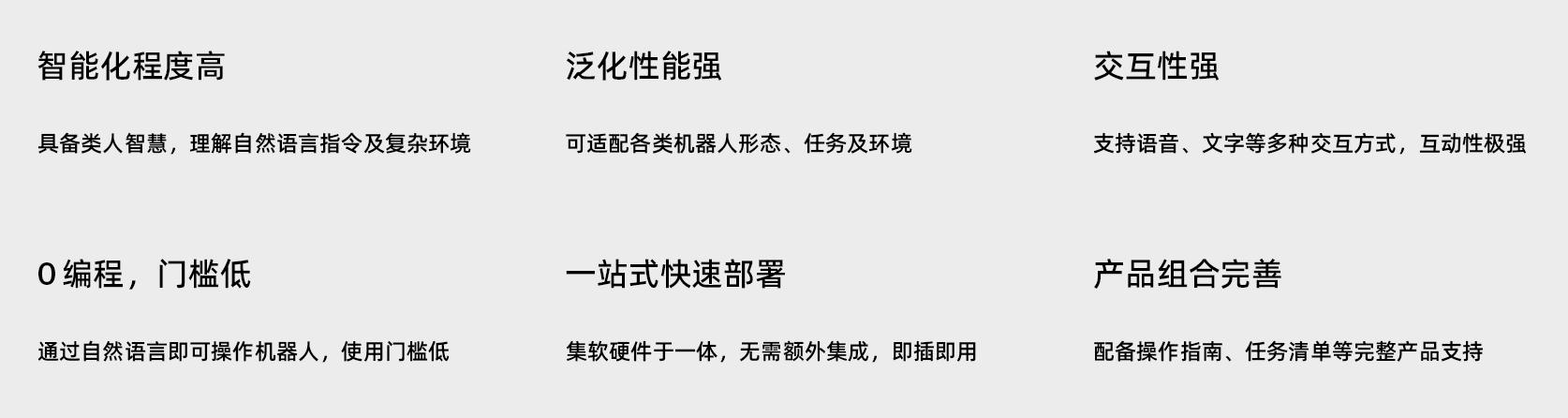 具身智能“手眼腦”核心產(chǎn)品優(yōu)勢